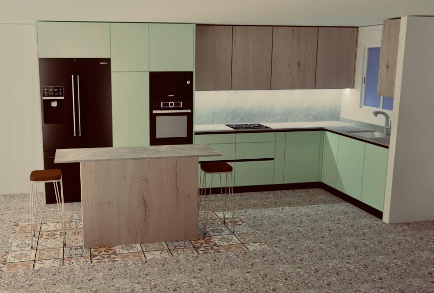 Render Cocina Altafulla vista 5