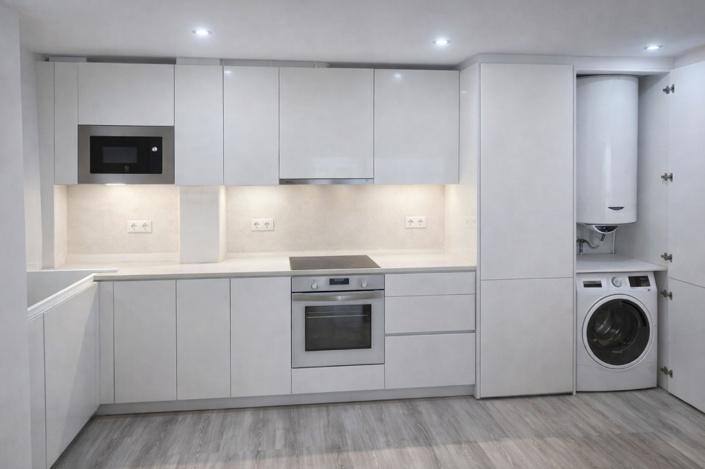 Modern minimalist kitchen style